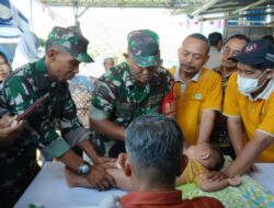 TNI dan Relawan Gelar Sunat Massal di Langko Sambut HUT TNI ke-80