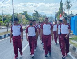 Jaga Kebugaran Tubuh, Personel Polres Bima Kota Gelar Olahraga Bersama