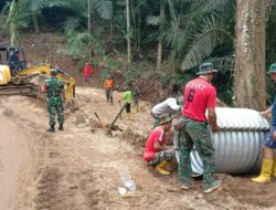 TMMD Ke-126 Kodim 1606 Mataram Perkuat Drainase dan Akses Transportasi Warga