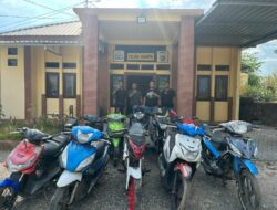 Tim Opsnal Polsek Asakota Gagalkan Peredaran Belasan Sepeda Motor Bodong Berbagai Merek