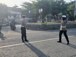 Polsek Rasanae Barat Polres Bima Kota Laksanakan Strong Point Pagi, Wujud Pelayanan Prima Kepada Masyarakat