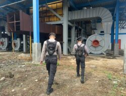Unit Pamobvit Sat Samapta Polres Bima Kota Amankan Aset PT PLN UPP6 Nusa Tenggara 1 PLTU Bima