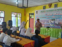 Polsek Rasanae Barat Laksanakan Pembinaan bagi Calon Siswa SMA Kemala Taruna Bhayangkara di SMPN 2 Kota Bima