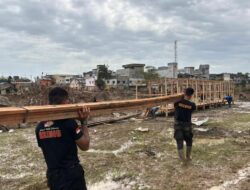 Wujud Kepedulian Nyata untuk Masyarakat, Brimob Polri Bangun MCK Umum di Kuala Simpang, Aceh