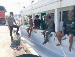 Polsek Kawasan Pelabuhan Laut Bima Gelar Patroli Rutin, Tegaskan Imbauan Kamtibmas dan Keselamatan Kerja