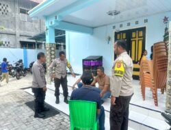 Polsek Dompu Intensifkan Patroli Pengamanan Gereja, Ibadah Minggu Berjalan Aman dan Kondusif