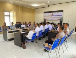 Polres Sumbawa Barat Gelar Rapat Koordinasi Jelang Operasi Lilin Rinjani 2025/2026