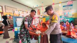 Penyaluran Ribuan Paket MBG Bagi Pelajar di Wilayah Kecamatan Bolo Dikawal dan Dimonitoring oleh Polsek Bolo