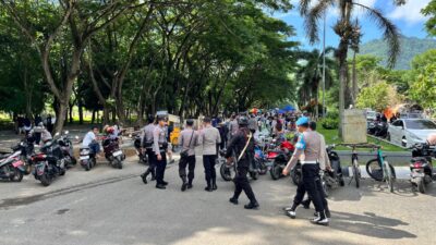 Patroli Cipkon Wilayah jelang nataru personel polres sumbawa barat laksanakan patroli