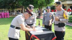 Pimpin Sertijab 4 Kapolsek dan 1 Kabag Kapolres Bima AKBP Eko Sutomo S.I.K.,M.I.K: Penghargaan atas Prestasi Serta Dedikasi dan Amanah