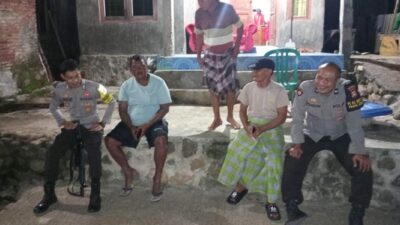 Cipkon Kamtibmas Menjelang Nataru, Polsek Monta Masifkan Patroli Dialogis Malam Hingga dini Hari