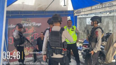 Satgas Tindak Ops Lilin Rinjani 2025 Gelar Apel Kesiapan di Polda NTB, Pastikan Pengamanan Natal dan Tahun Baru Berjalan Aman