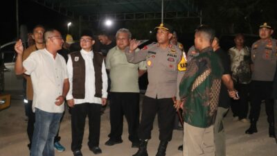 Kapolres Sumbawa Barat Bersinergi Pantau Keamanan Kegiatan Ibadah di Kecamatan Maluk