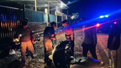 Jelang Tahun Baru 2026, Polsek Wawo Intensifkan Patroli Blue Light