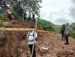 Polsek Prabarda Tutup Tambang Emas Ilegal di Gunung Kongbawi.