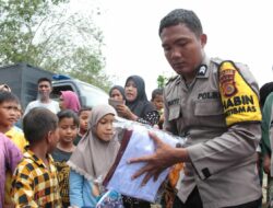 Bhakti Pendidikan Polri, Kapolda Aceh Kirim Bantuan Perlengkapan Sekolah untuk Anak-anak Desa Seumadam