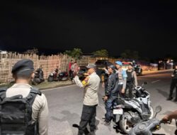 Antisipasi Aksi Balapan Liar dan Potensi Guankamtibmas Lainnya di Malam Minggu Pamapta Polres Bima Gelar Patroli KRYD Hingga dini Hari
