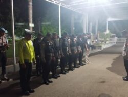 Minimalisir Gangguan Kamtibmas dan Antisipasi Balapan Liar, Piket Gabungan Fungsi Polres Bima Gelar Patroli Malam Hingga dini Hari
