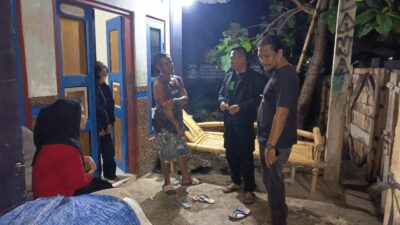 Personel Polsek Rastim Polres Bima Kota Datangi TKP Pembacokan di Rabangodu