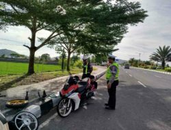 Satlantas Polres Lobar Antisipasi Balap Liar Jalur Bypass