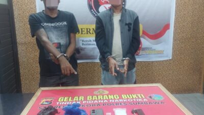 Gagalkan Peredaran 1 Ons Sabu, Sat Resnarkoba Polres Sumbawa Ringkus Dua Warga KSB di Pasar Pernang