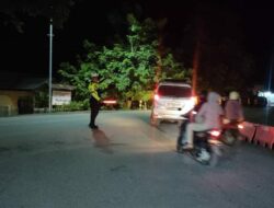 Satlantas Polres Bima, Intensifikan Patroli Malam Antisipasi Kemacetan Arus Lalulintas dan Kejahatan Konvensional