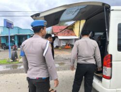 Polsek KPL Tano Gelar KRYD di Pelabuhan Poto Tano, Antisipasi Gangguan Kamtibmas