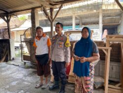 Bhabinkamtibmas Desa Semparu Ajak Warga Manfaatkan Lahan Pekarangan Dukung Ketahanan Pangan