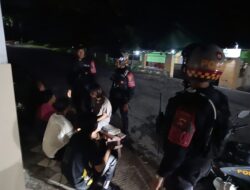 Jaga Kondusifitas Malam, Sat Samapta Polres Sumbawa Intensifkan Patroli KRYD di Wilayah Brang Biji