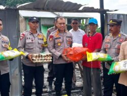 Ikut Merasakan Musibah Yang Dialami Masyarakat, Kapolres Bima AKBP M.Anton Bhayangkara Gaisar S.I.K.,MH., Salurkan Bantuan Bagi Korban Kebakaran