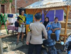 Bhabinkamtibmas Desa Beru Laksanakan Sosialisasi Harkamtibmas, Imbau Warga Waspada Cuaca Ekstrem