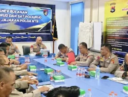 Anev Bulanan Ditpolairud dan Satpolairud Polres Jajaran Polda NTB