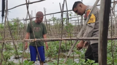 Polres Lobar Perkuat Ketahanan Pangan di Desa Kuranji Dalang