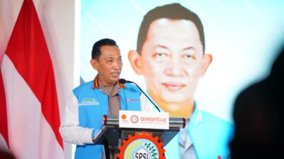 Di HUT KSPSI-Harpekindo, Kapolri Tekankan Perkuat Sinergitas hingga Dukung Hak Buruh 