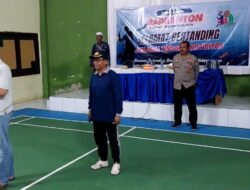 Hadiri Pembukaan Kejuaraan Badminton Tingkat Kecamatan Bolo dan Madapangga Kapolsek Bolo: Siap Berikan Pengamanan Ekstra