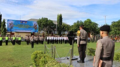 Tekan Pelanggaran dan Laka Lantas, Polres Bima Kota Gelar Apel Operasi Keselamatan Rinjani 2026