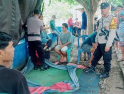 Respon Cepat Laporan Warga, Kapolsek Sumbawa Pimpin Pembubaran Judi Sabung Ayam di Brangbara