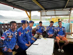 SILATURAHMI DENGAN SAHABAT POLAIRUD NTB DAN PEMBERIAN HIMBAUAN KESELAMATAN SAAT BERLAYAR DI WILAYAH PERAIRAN