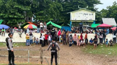 Mencegah Berbagai Kerawanan Kamtibmas di Area Pacuan Kuda, Polres Bima Terjunkan Sat-samapta