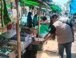 Polres Lombok Barat Awasi Ketat Harga Pangan di Pasar Gerung