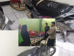 Polsek Bolo Bantu Evakuasi Korban Lakalantas Ganda di lintas di jalan lintas Bima-Dompu