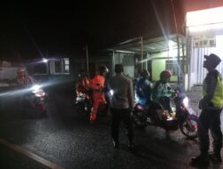 Polsek Jereweh Gelar KRYD, Antisipasi Kejahatan 3C dan Gangguan Kamtibmas