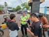 Satgas Preemtiv Ops Keselamatan Rinjani 2025 Polres Lotim Bagikan Stiker, Brosur, dan Beri Reward Helm