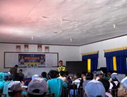 Satlantas Polres Dompu Gelar “Police Goes to School” di SMKN 1 Dompu