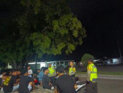 Patroli Polsek Taliwang Himbau Ramaja Tidak Nongkrong Hingga Larut Malam