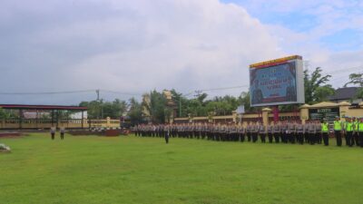 Upacara Kesadaran Nasional, Kapolres Lombok Utara Tekankan Disiplin dan Komitmen Pengabdian