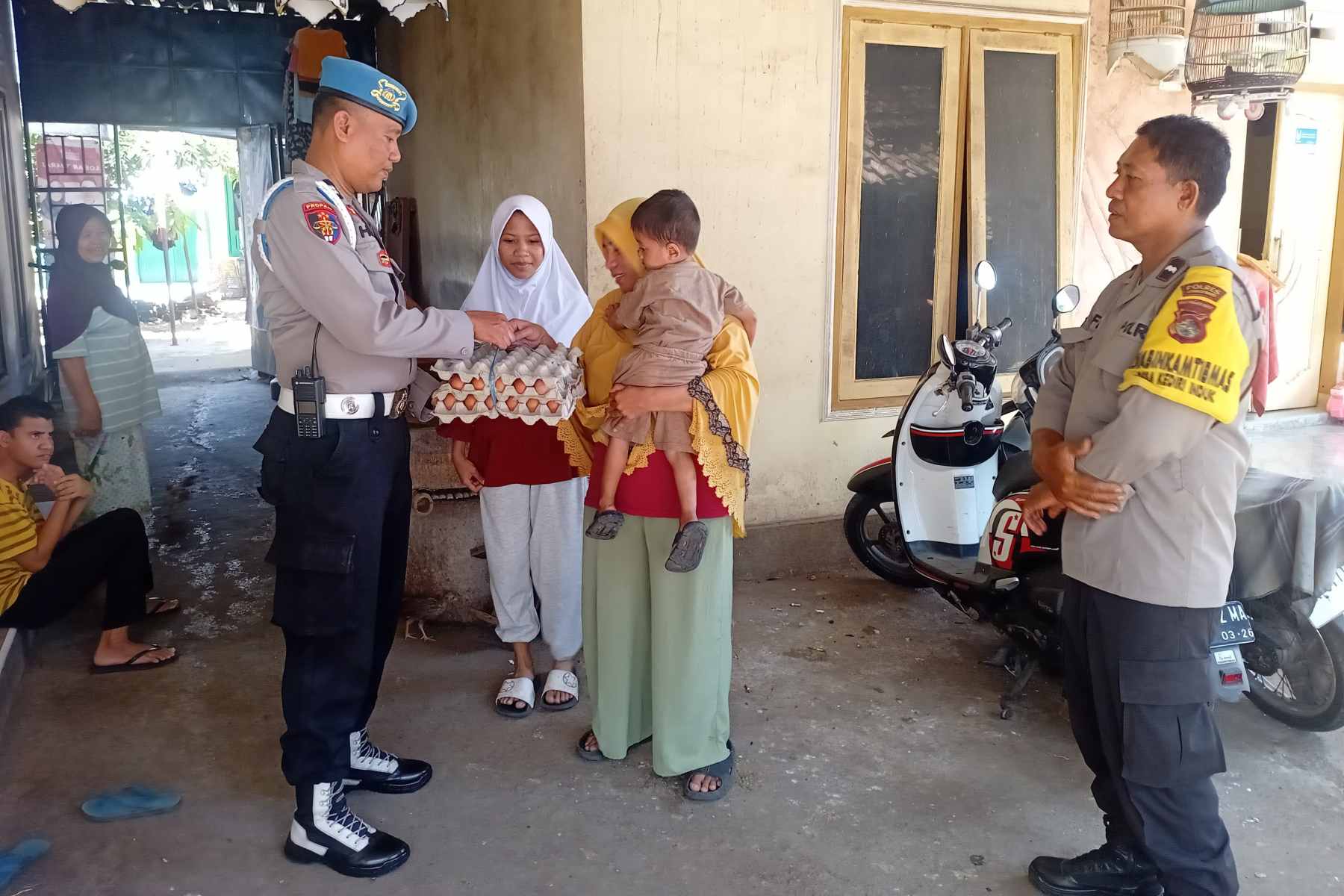 Polsek Kediri Konsisten Tekan Stunting di Lombok Barat