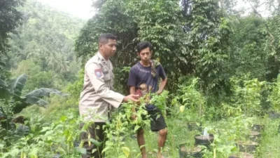 Polsek Batulayar Dorong Ketahanan Pangan di Tanah Embet Barat
