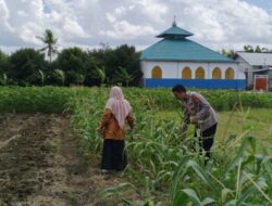 Polri Ajak Warga Telagawaru Optimalkan Lahan Pekarangan