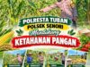 Bhabinkamtibmas Polsek Senori Polresta Tuban Lakukan Pemantauan Tanaman Jagung Warga Desa Sendang Guna Mendukung Program Ketahanan Pangan